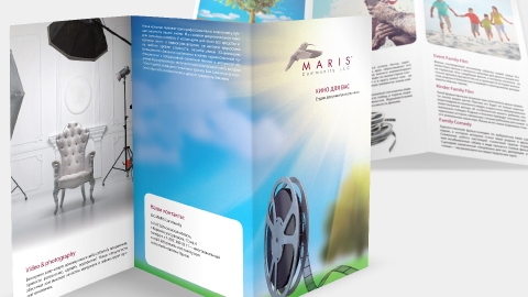 Дизайн буклетов компании Maris